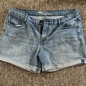 Old Navy jean shorts.